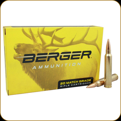 Berger Match Grade 308 Winchester 185 Grain OTM Tactical Rifle Ammunition