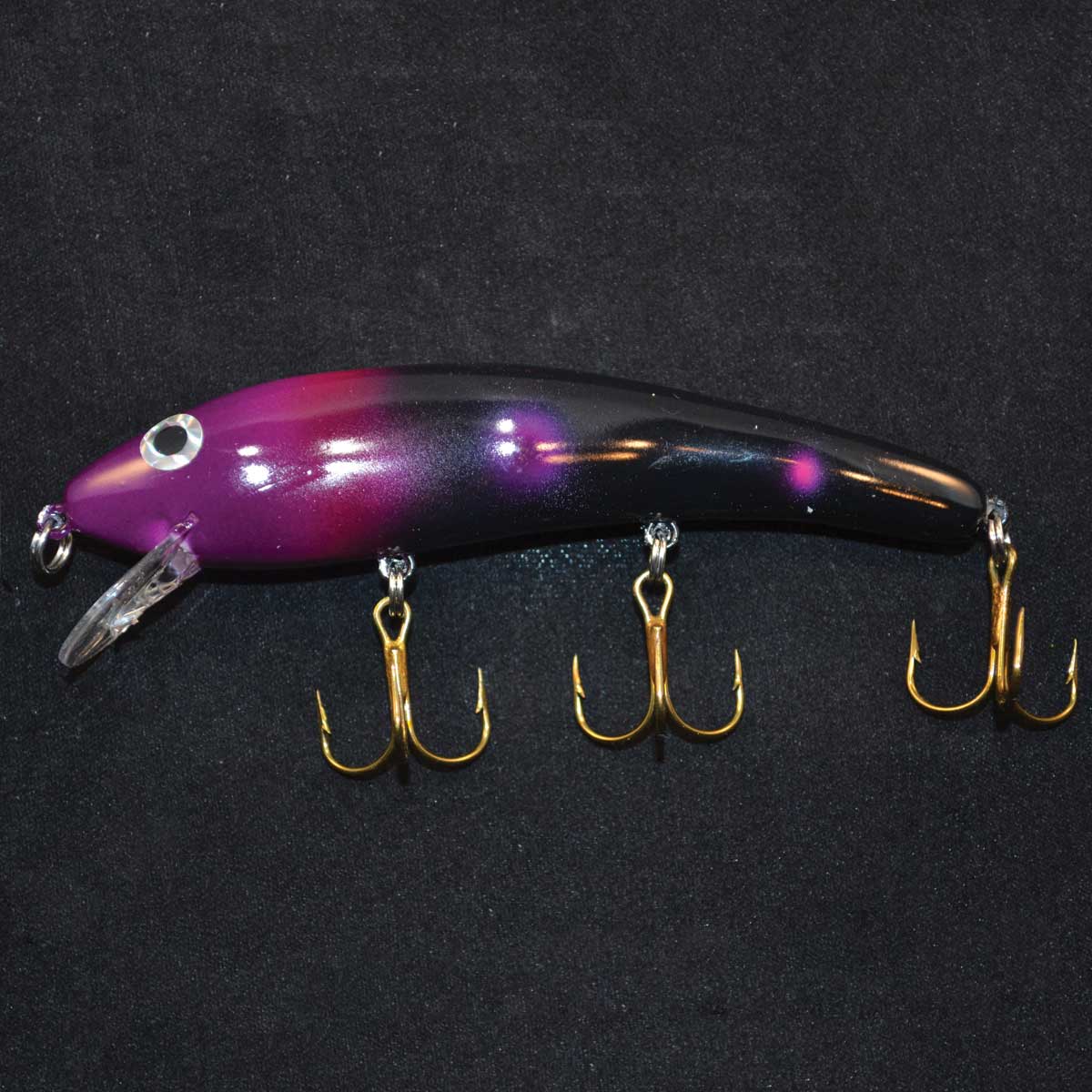 Wackm Tackle Custom Painted Ripplin Red Fin