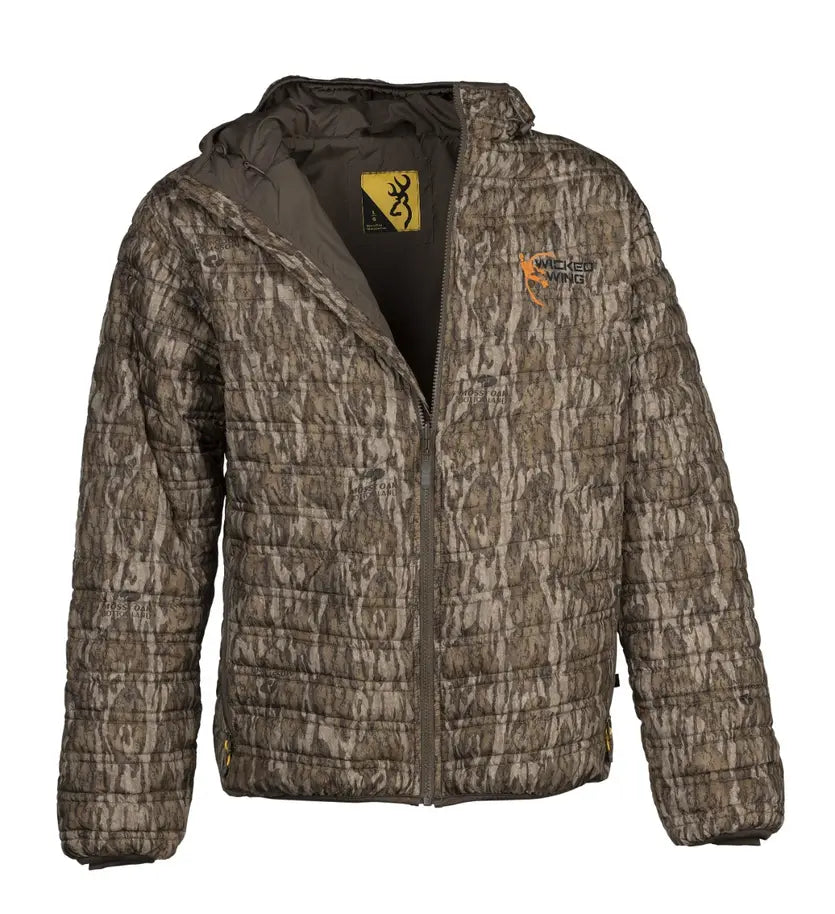 Browning Wicked Wing Hybrid Down Jacket – Mossy Oak Bottomland