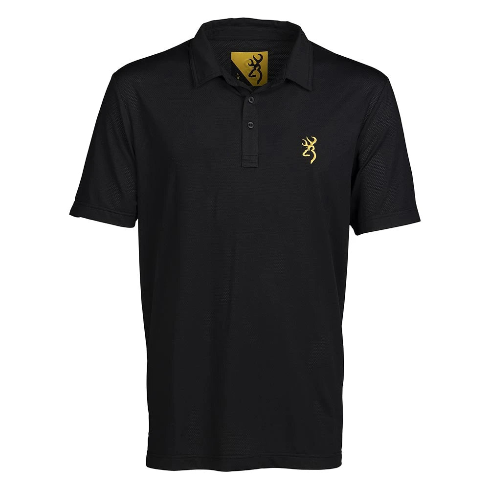 Browning Team Polo Shirt Black – front