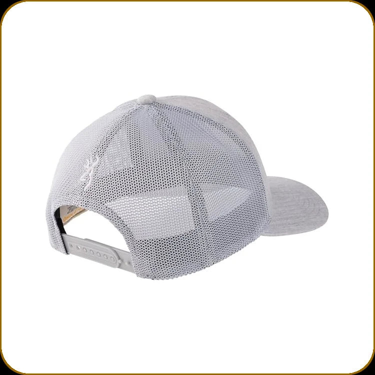 Browning Billet Cap Heather Gray rear view SKU 308798691
