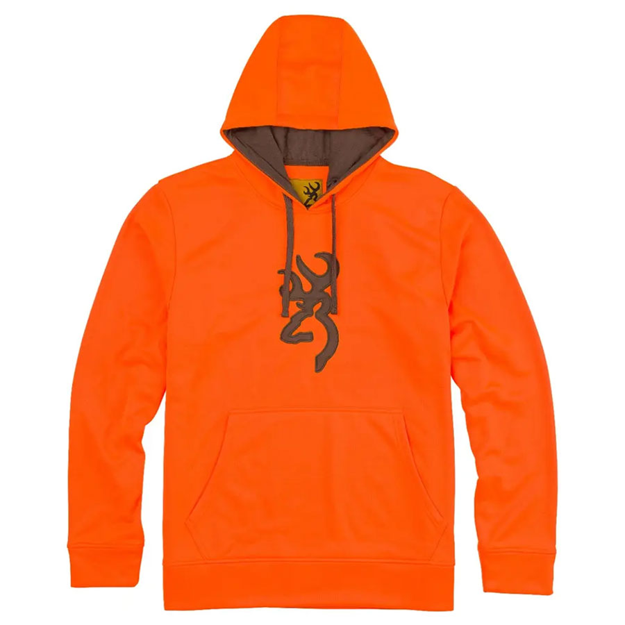 Browning Tech Hooded Sweatshirt Blaze Orange