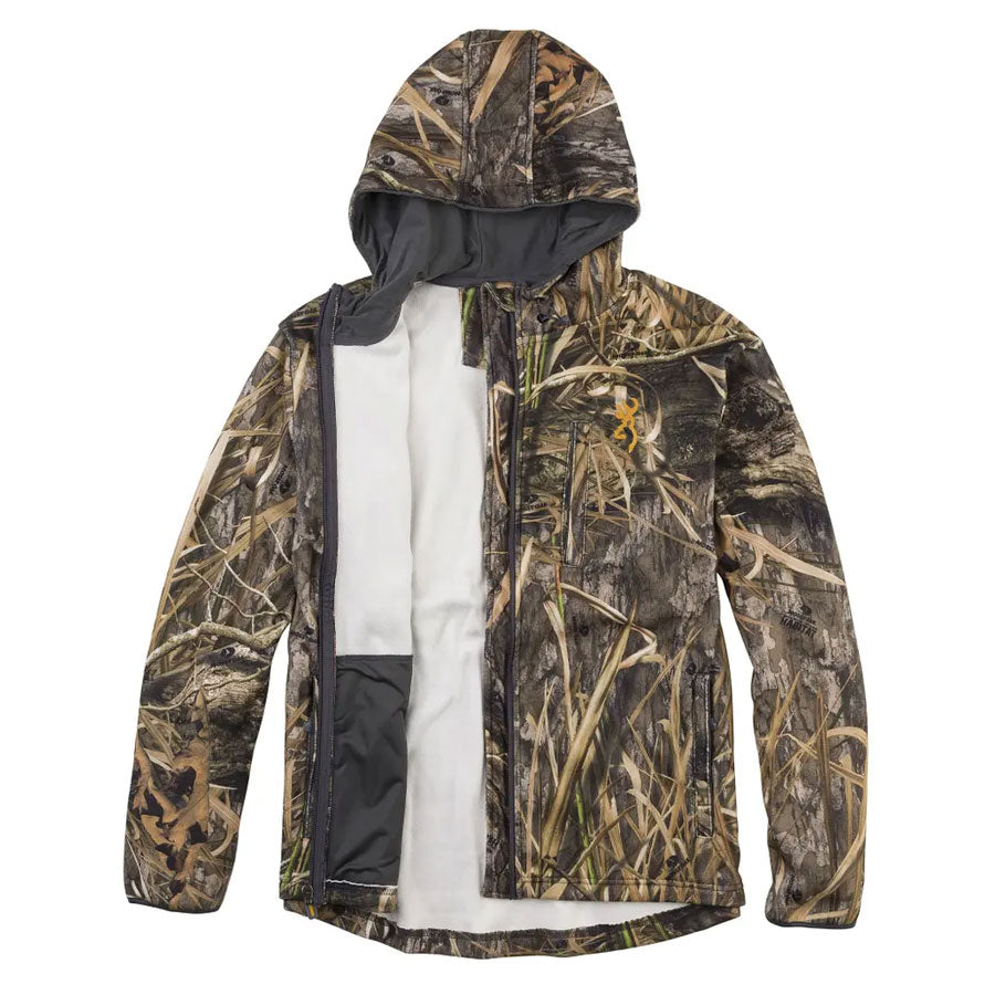 Browning Wasatch CB Fleece Jacket Mossy Oak Shadow Grass Habitat