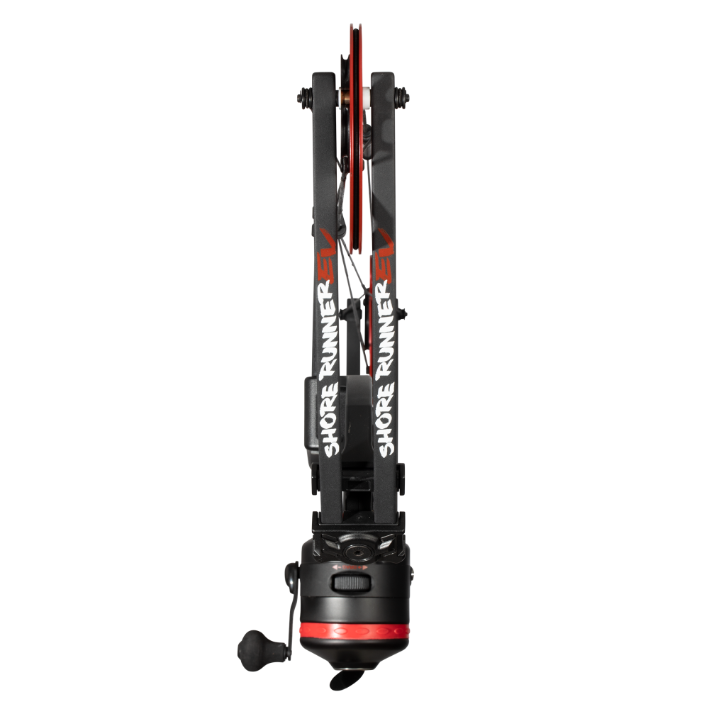 Cajun Bowfishing Shore Runner EVS Bowfishing Bow - Black/Red / Right Hand
