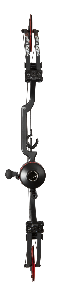Cajun Bowfishing Shore Runner EVS Bowfishing Bow - Black/Red / Right Hand