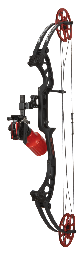 Cajun Bowfishing Shore Runner EVW Bowfishing Bow - Black/Red / Left Hand
