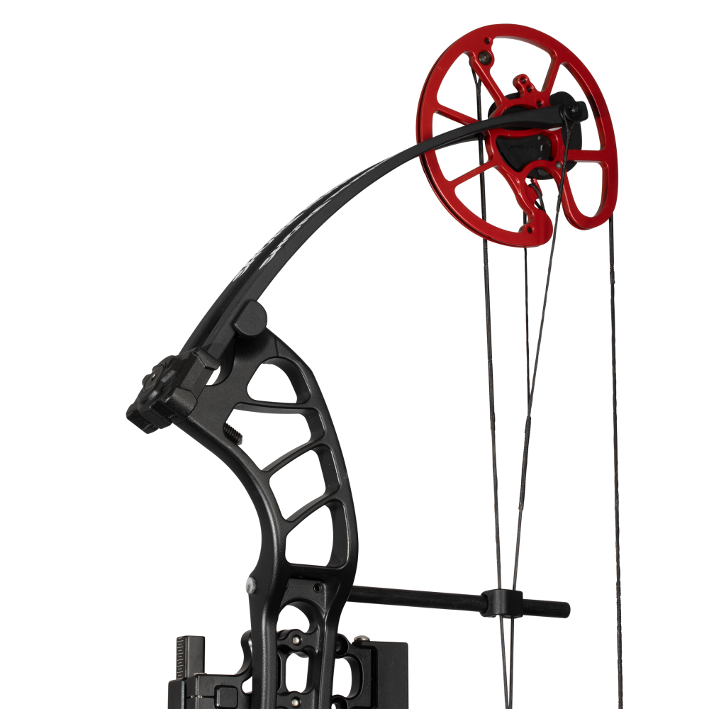 Cajun Bowfishing Shore Runner EVW Bowfishing Bow - Black/Red / Right Hand