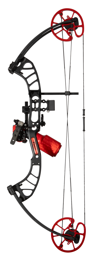 Cajun Bowfishing Shore Runner EVW Bowfishing Bow - Black/Red / Right Hand