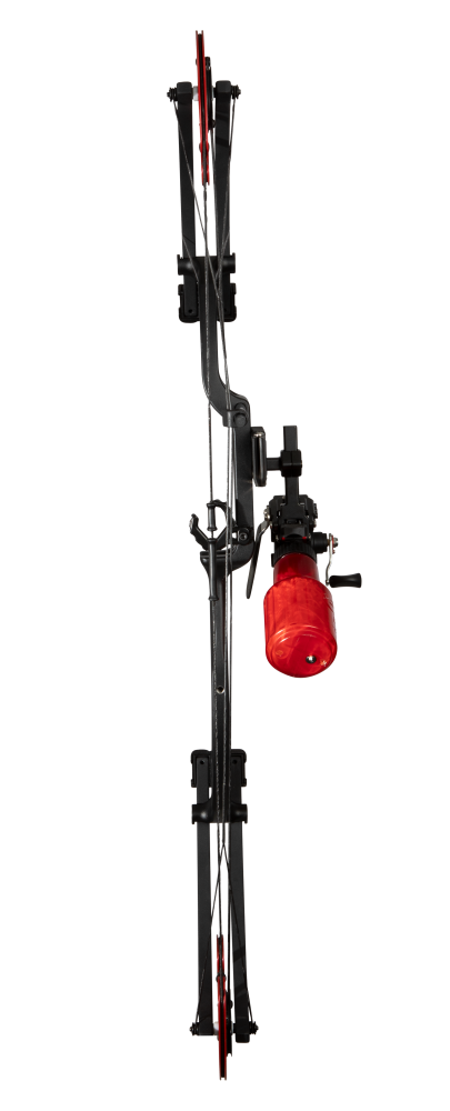 Cajun Bowfishing Shore Runner EVW Bowfishing Bow - Black/Red / Left Hand
