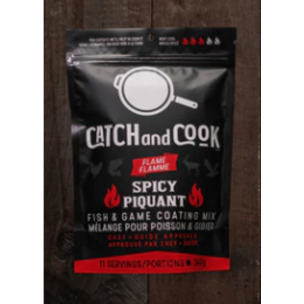 Catch and Cook CC-006 Fish And Game Coating Mix, Spicy Flavour