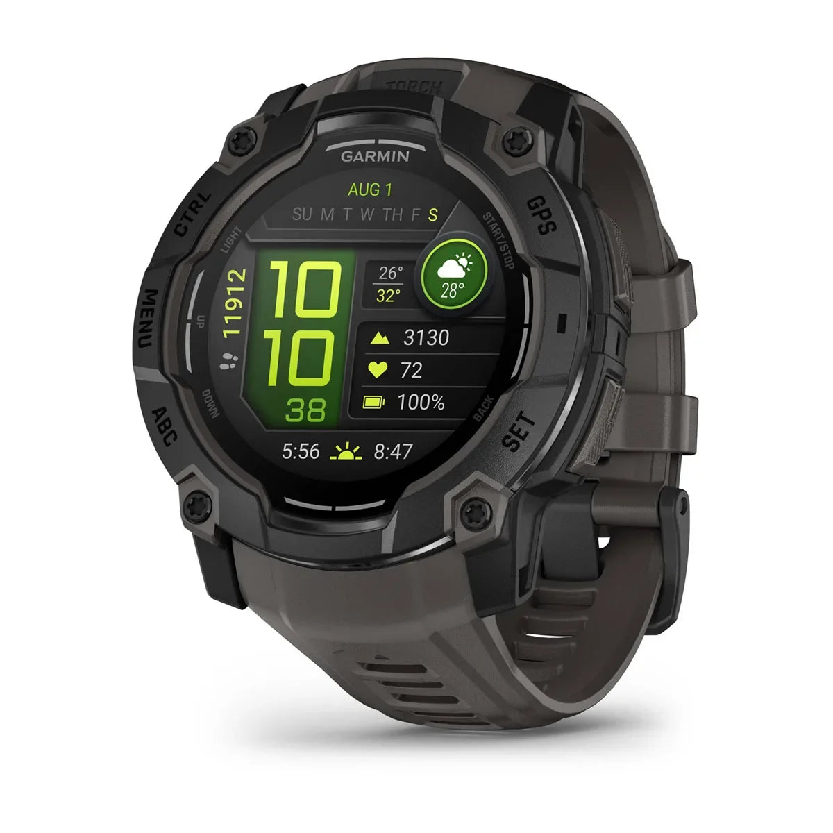 Garmin Instinct 3 – 50 mm AMOLED Black with Charcoal Band