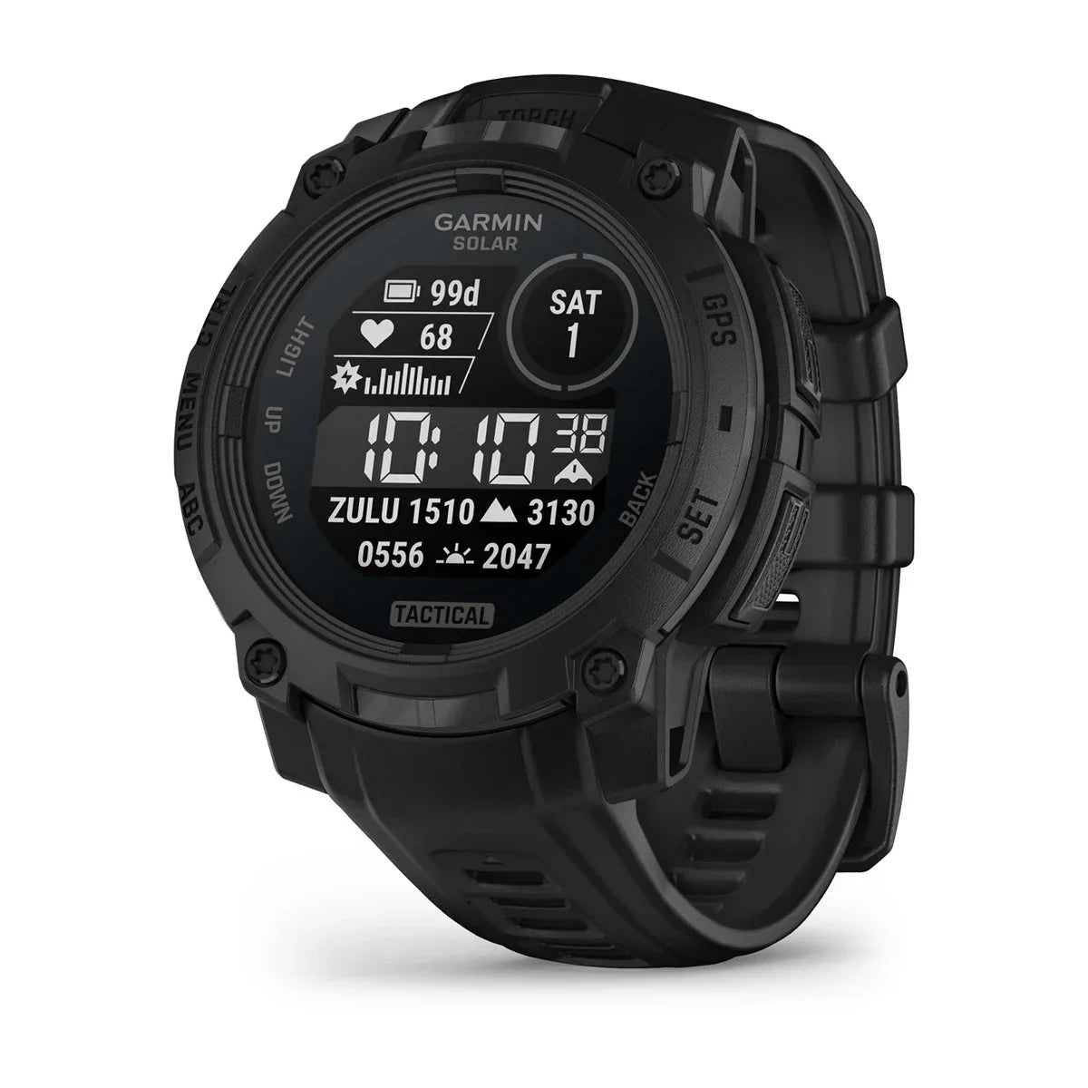 Garmin Instinct 3 – 45 mm Solar Tactical Edition Black with Black Band