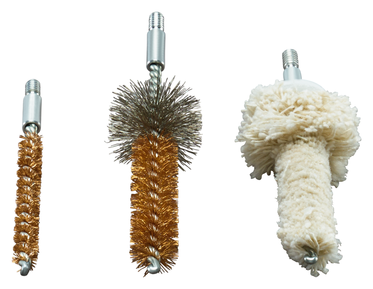 Hoppe's 3-Pack Bore|Chamber Brush|Mop Kit