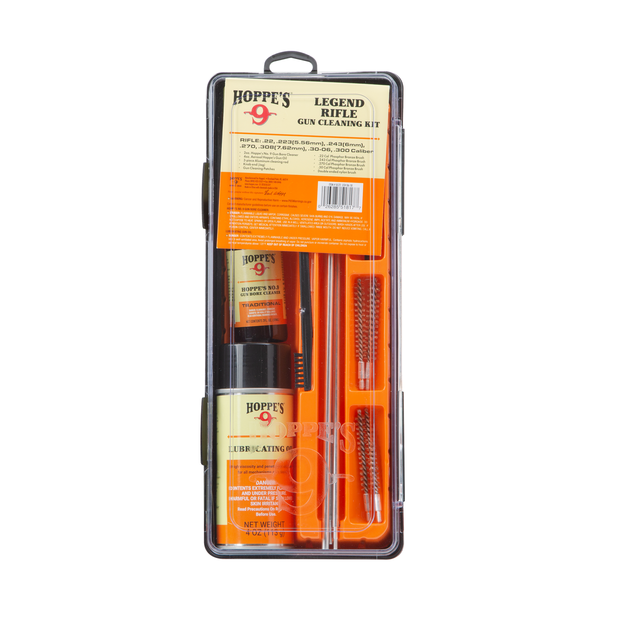 Hoppe's Legend Cleaning Kit - 0.22