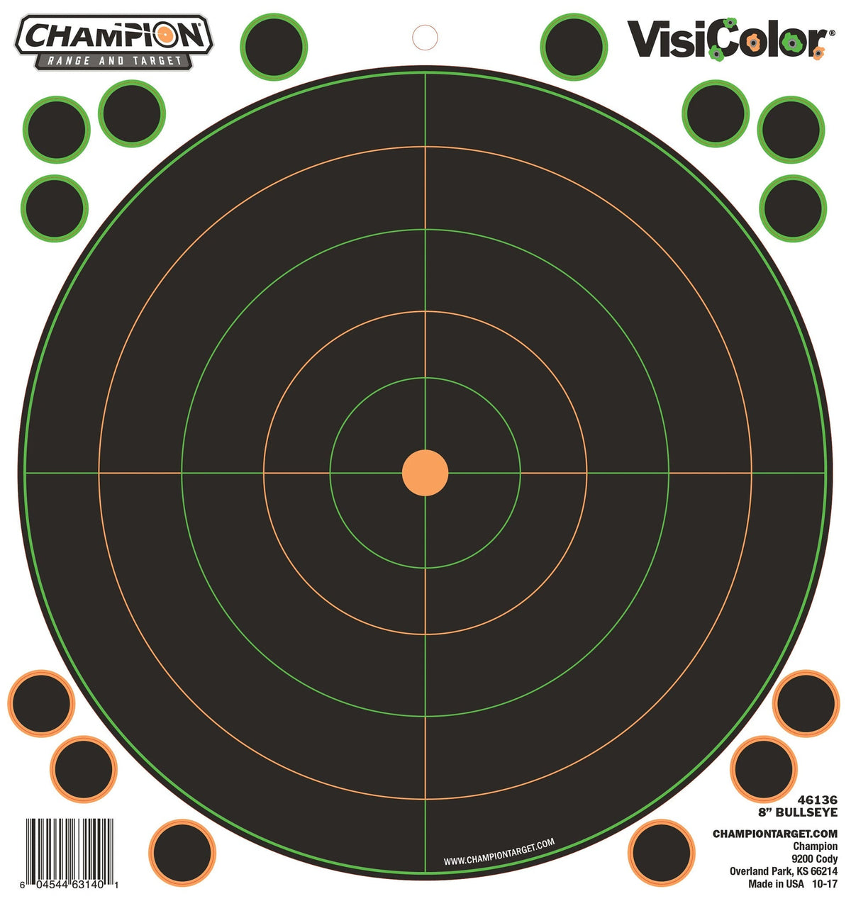 Primos Adhesive VisiColor® Targets - 8" Bullseye