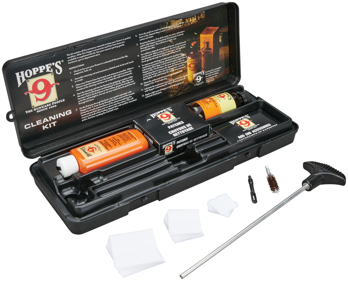 Hoppe's Pistol Cleaning Kit with Storage Box v- Pistol - All Calibers