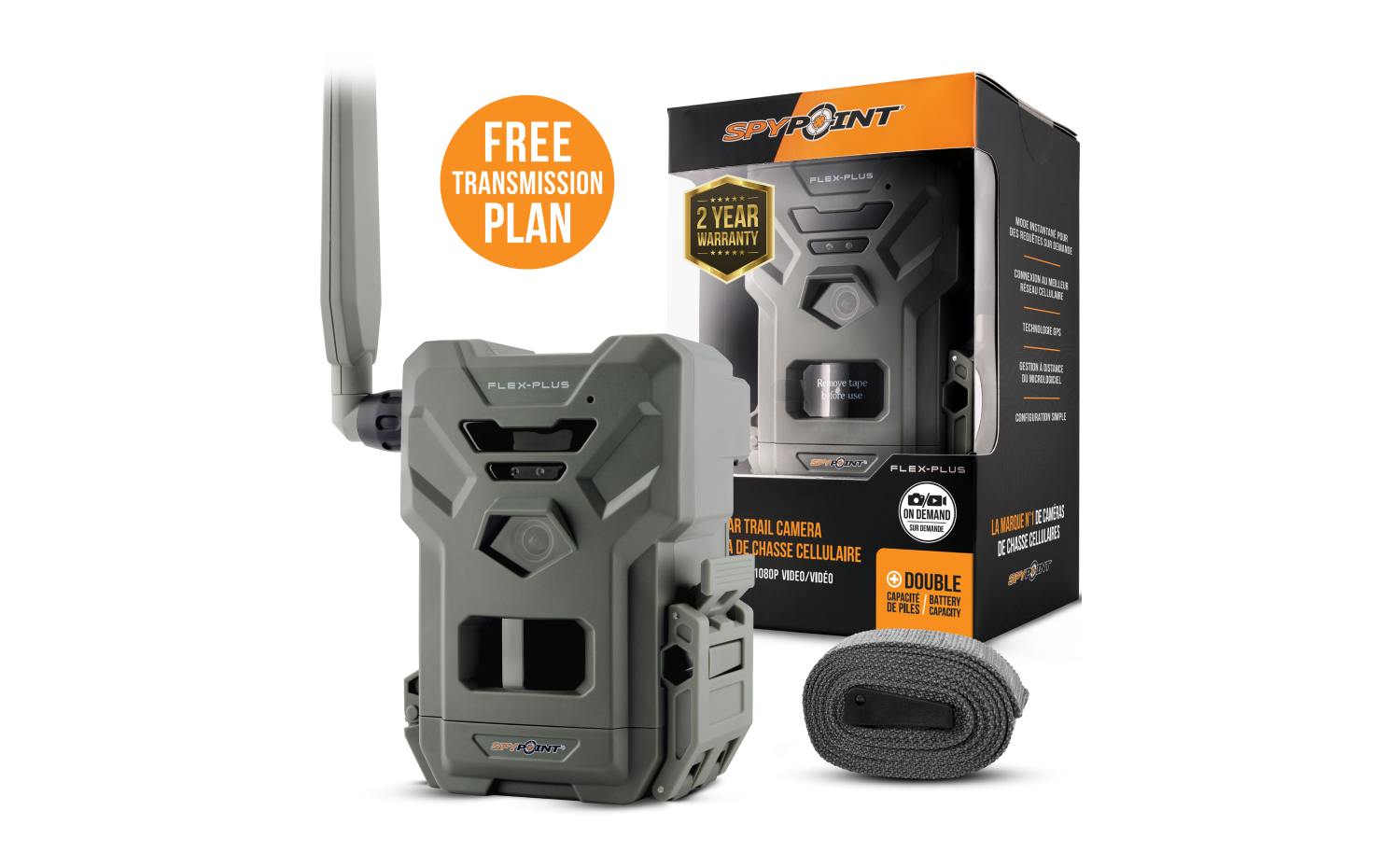 Spypoint FLEX-PLUS Cellular Trail Camera