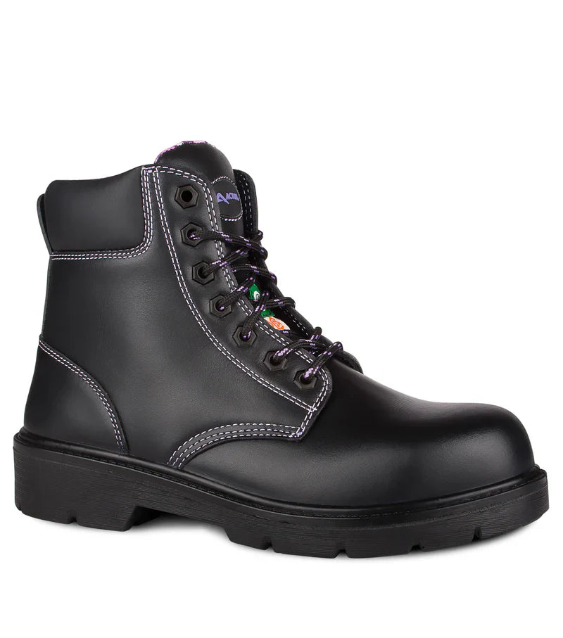Acton Prolady 5'' CSA Women's Leather Work Boots (Tan/Black)