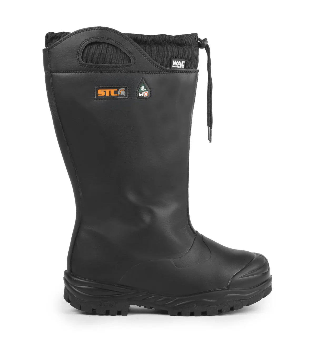 STC Titanium, Black | 14" Microfiber Work Boots | Vibram Fire&Ice Outsole