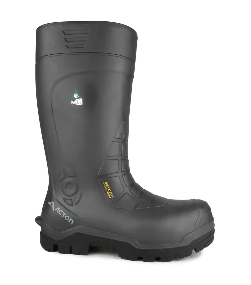 Acton All Weather Grey 15"  CSA Work Boots with Metatarsal Protection