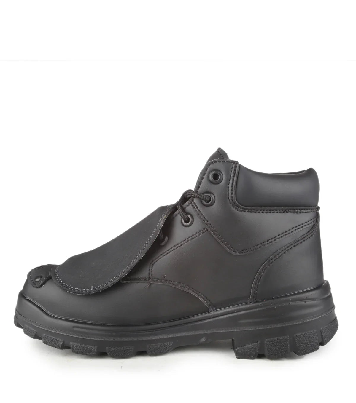 STC Press, Black | 6'' Leather Work Boots | Metguard Protection