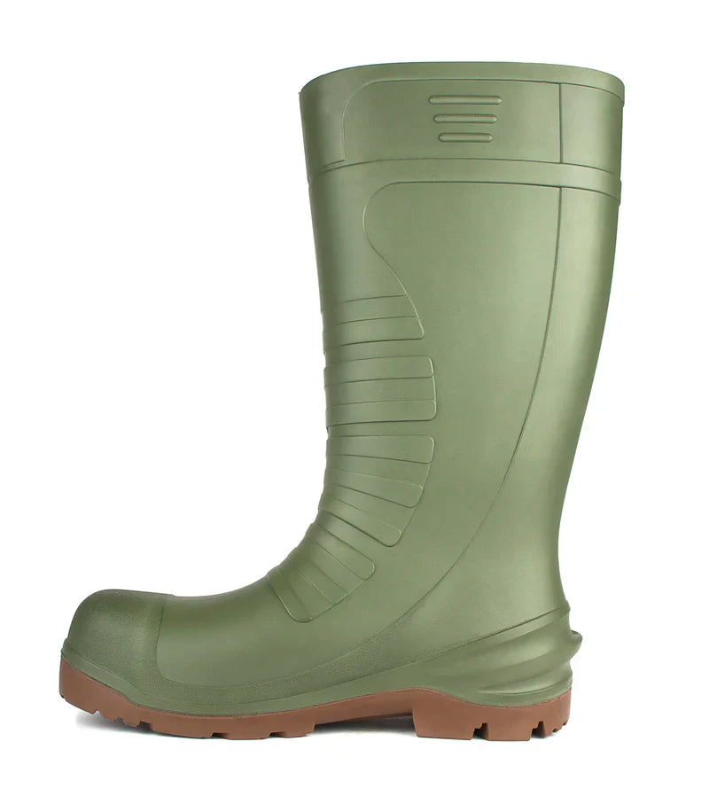 Acton All Terrain 15'' CSA Waterproof PU Work Boots (Green/Black)
