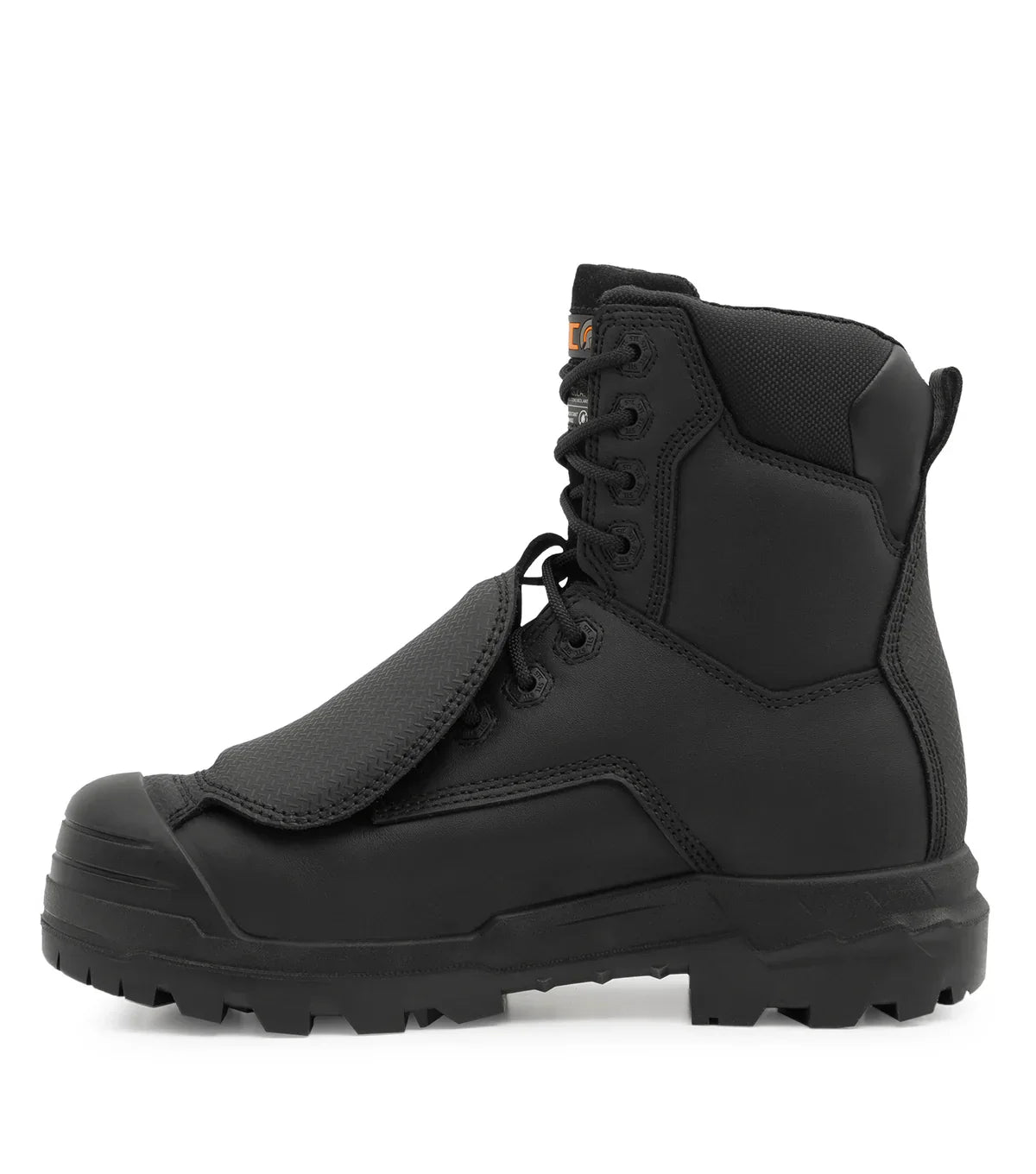STC Vulcan, Black | 8'' Work Boots with External Metguard | Vibram TC4+