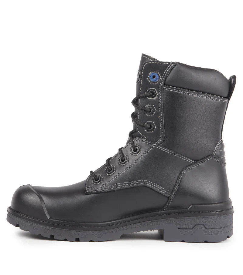 Acton Progum, Black | 8" CSA Leather Work Boots | Slip Resisting Outsole