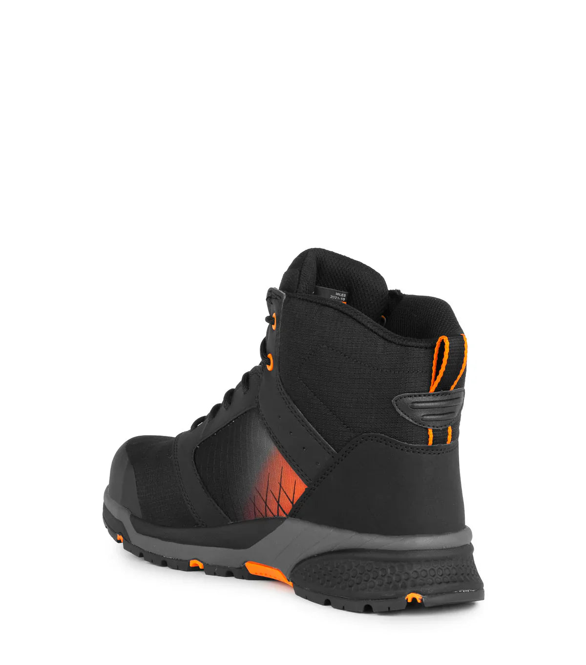 STC Trainer6, Black & Orange | Ultra-lightweight 6'' Athletic Work Shoes
