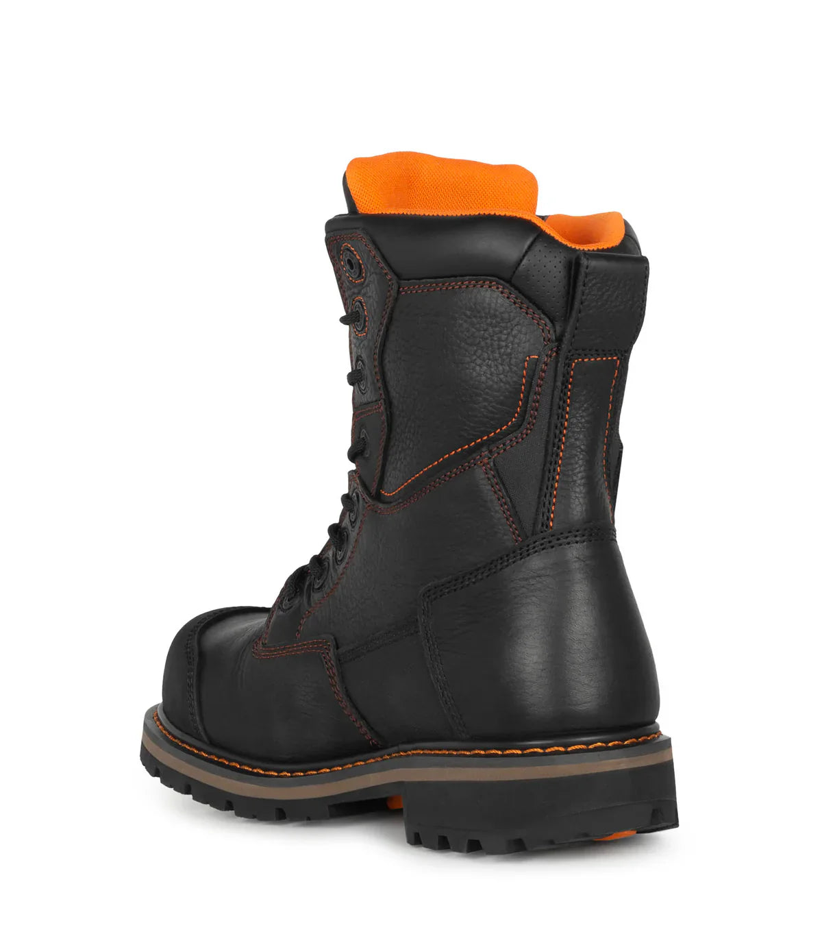 STC Gladiator, Black | 8” Waterproof Leather Work Boots | Vibram Fire&Ice