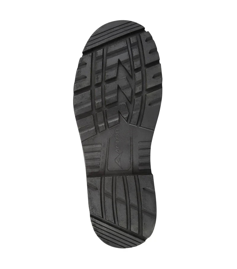 Acton Prospect, Black 8'' Vegan CSA Work Boots,  Microfiber & Chemtech