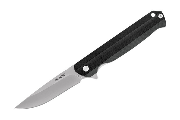 Buck 251 Langford Ball Bearing Flipper Knife 3.375" Drop Point Plain Blade