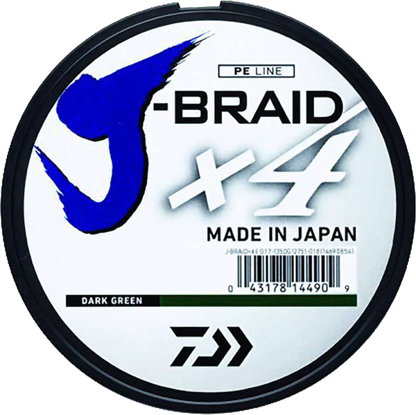 DAIWA  J-BRAID X4 Dark Green Fishing line