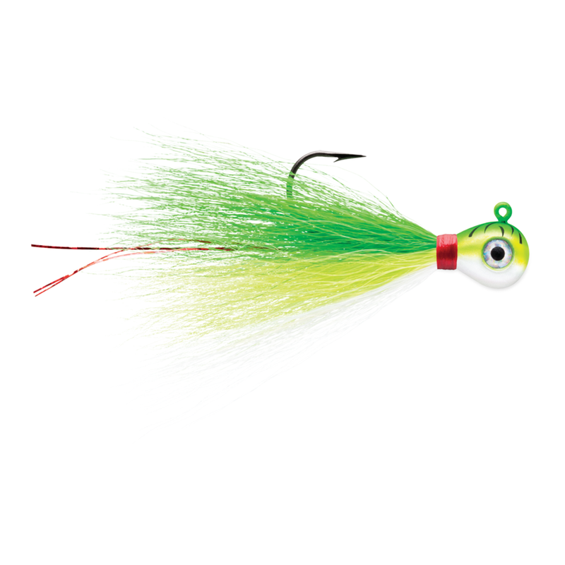 VMC Bucktail Jig 3/4 oz. Green Fire UV