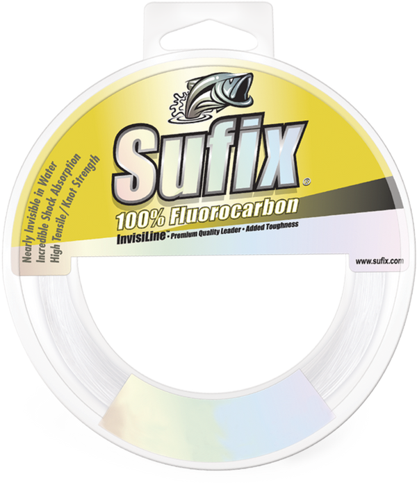 Sufix Invisiline 33 yd 60 lb Clear Fluorocarbon Leader Line