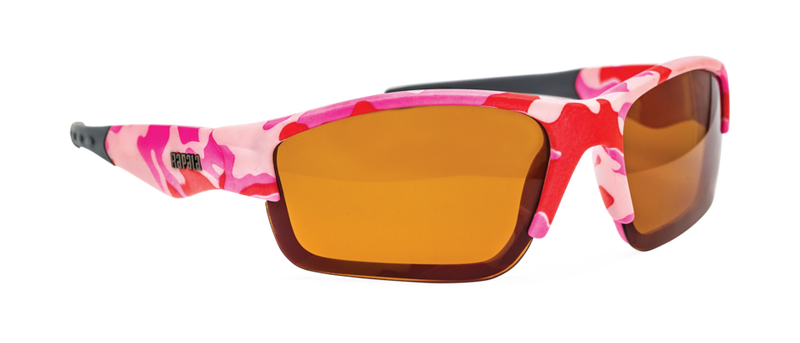 Rapala Girls Polarized Fishing Glasses Pink Camo