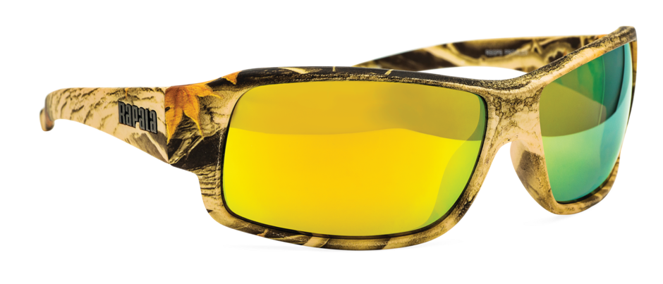 Rapala Prowler Polarized Glasses Camo/Amber/Orange Mirror