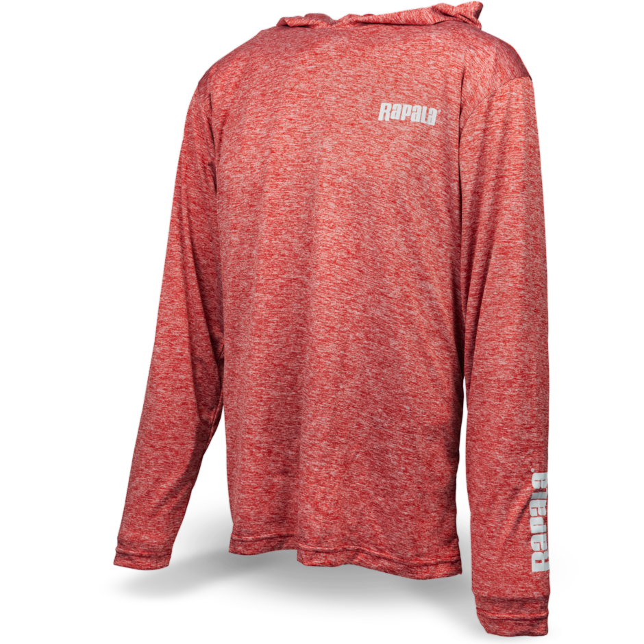 Rapala Rapala Hooded UV Shirt  Heather Red
