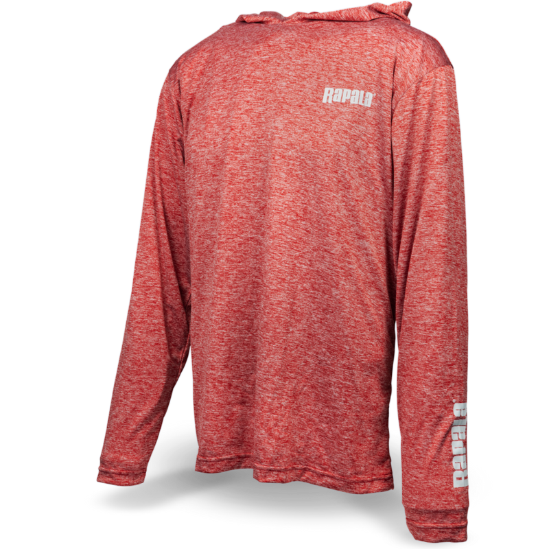 Rapala Rapala Hooded UV Shirt  Heather Red