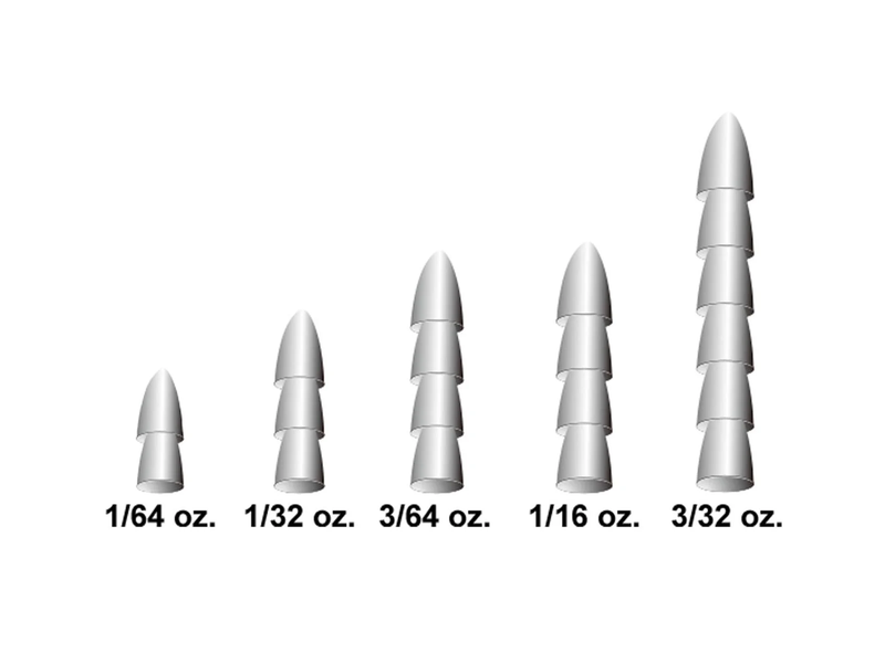 X Zone Tungsten Pagoda Nail Weight