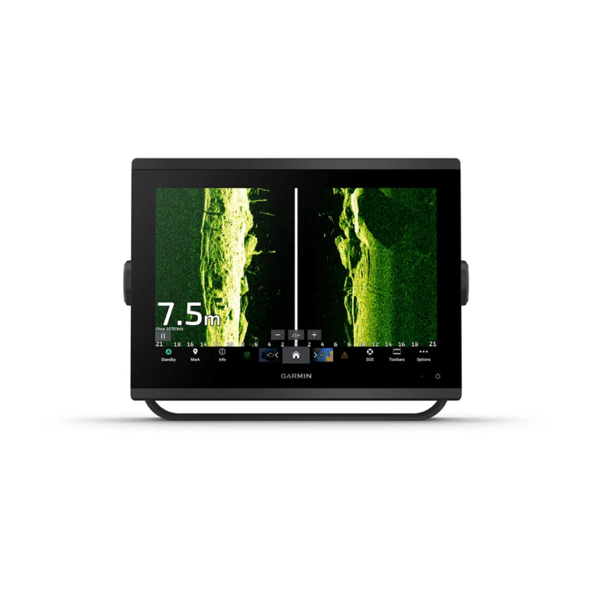 Garmin 12" GPSMAP 1223xsv, SideV, ClearV and Traditional CHIRP Sonar with Worldwide Basemap