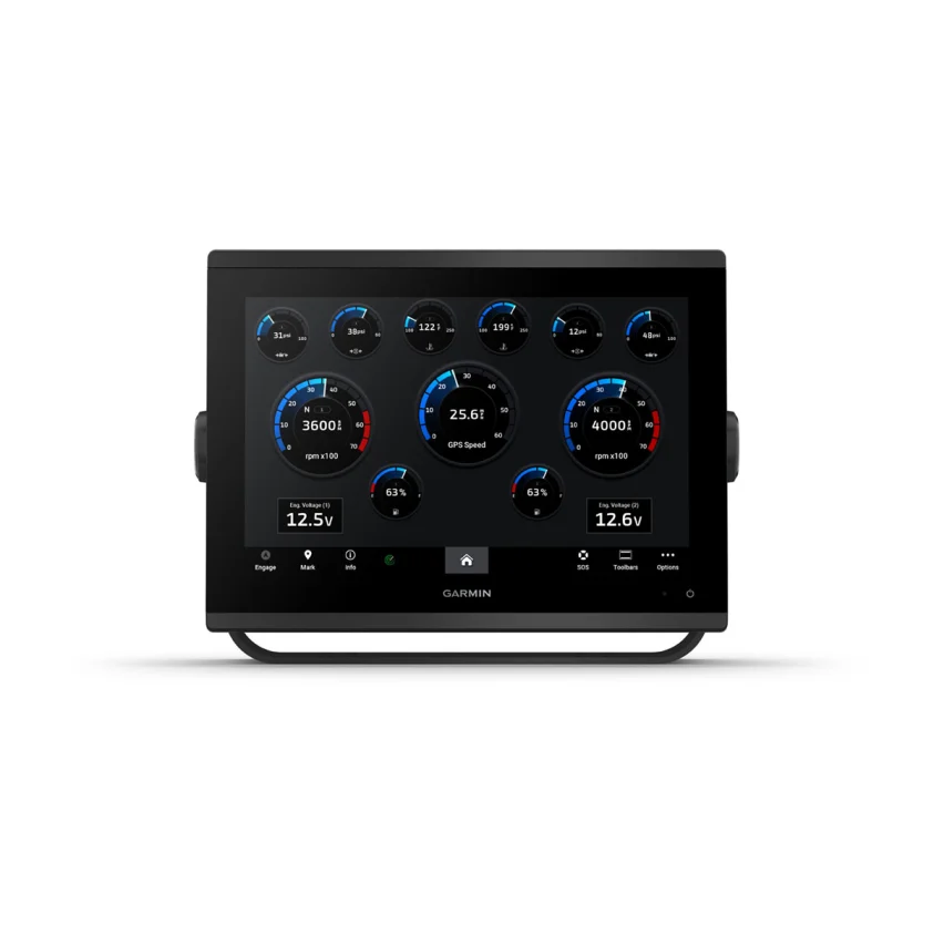 Garmin GPSMAP 1243xsv SideVü, ClearVü and Traditional CHIRP Sonar with Mapping