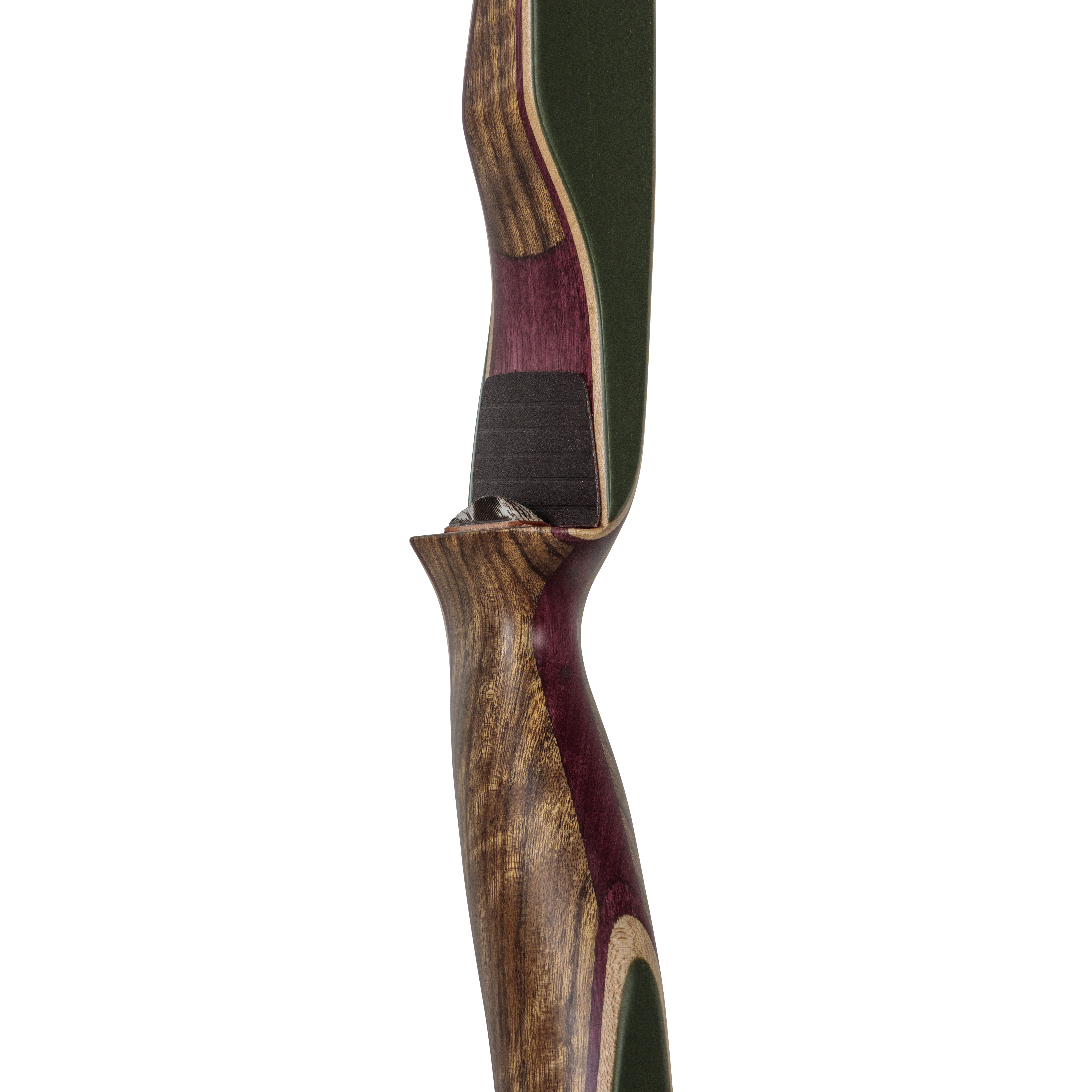 Bear Archery Kodiak Recurve Bow - Shedua/Purple Heart/Green Glass / Right Hand / 50 lbs.