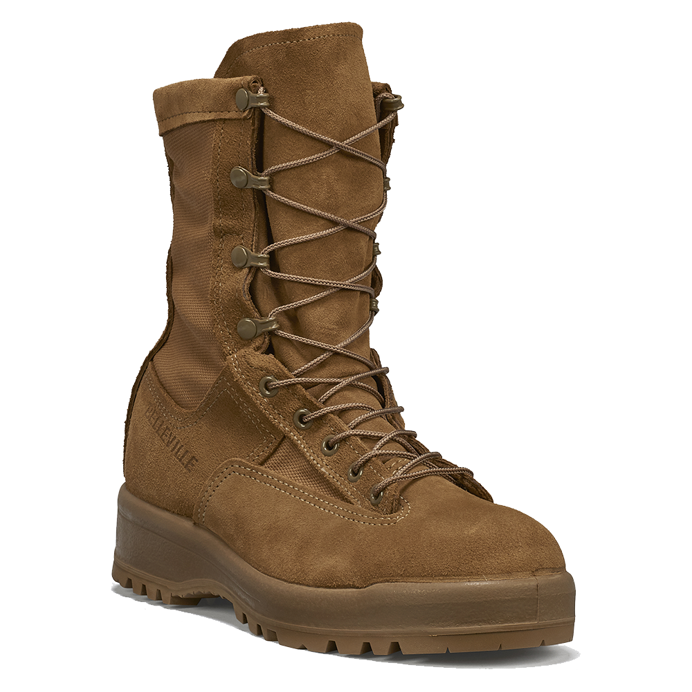 Belleville Boots C790 ST Waterproof Steel Toe Flight and Combat Boot - Coyote