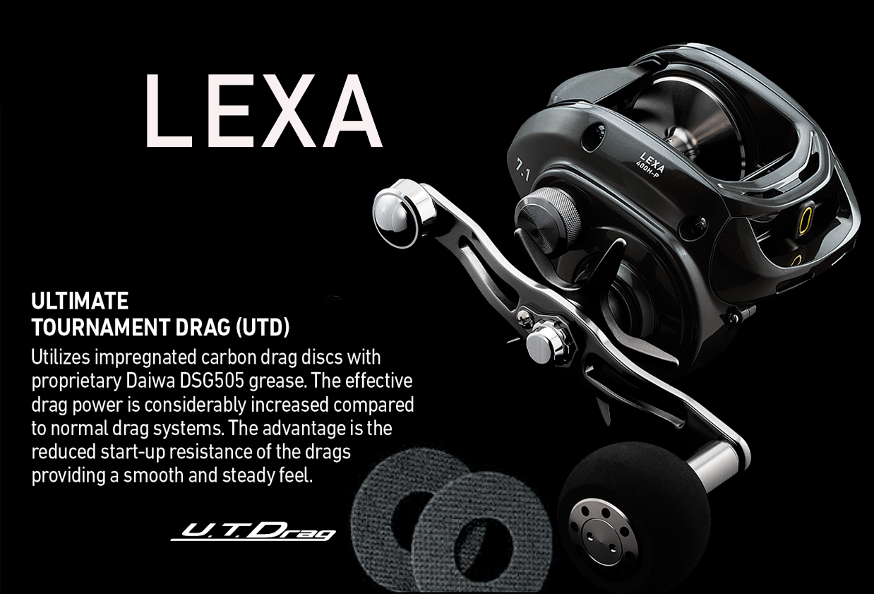 Daiwa Lexa 300 to 500H-P Casting Reel
