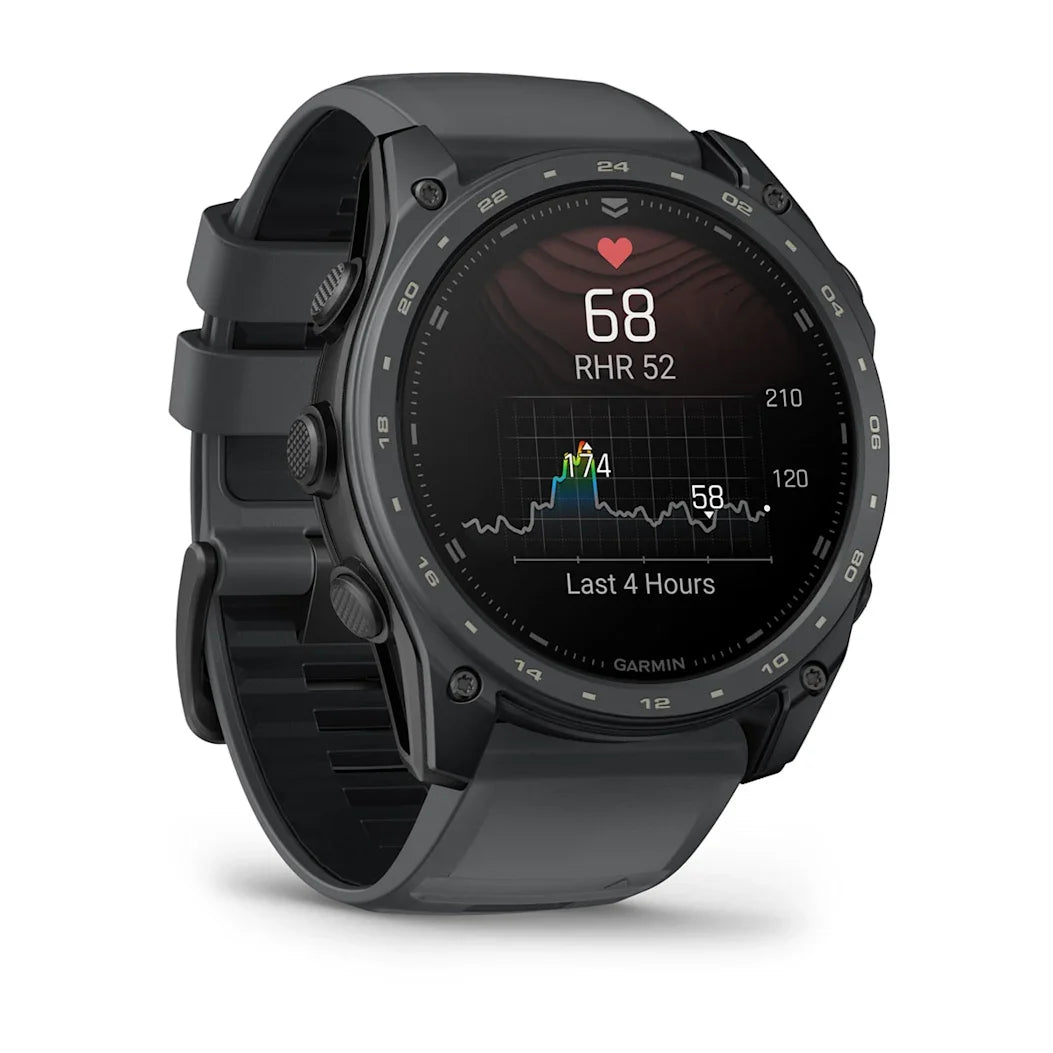 Garmin tactix 8 – 51 mm AMOLED Cerakote Coating Includes Applied Ballistics Ultralight Solver and Slate Gray Cerakote Coating