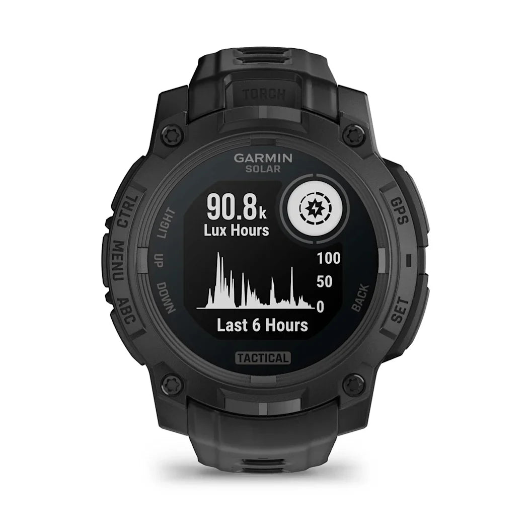 Garmin Instinct 3 – 45 mm Solar Tactical Edition Black with Black Band