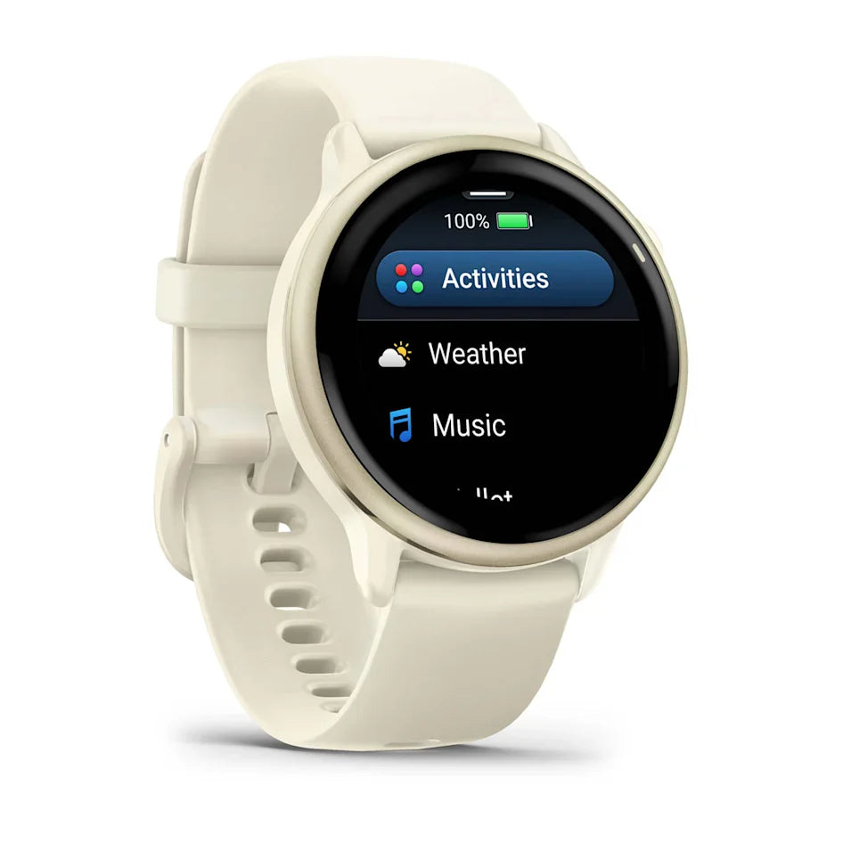 Garmin vivoactive 6 Lunar Gold with Bone Band Smartwatch