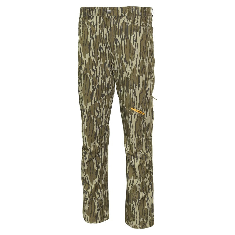 Muddy Women's TRX Lightweight Hunting Pants in Mossy Oak Bottomland camouflage, size XS