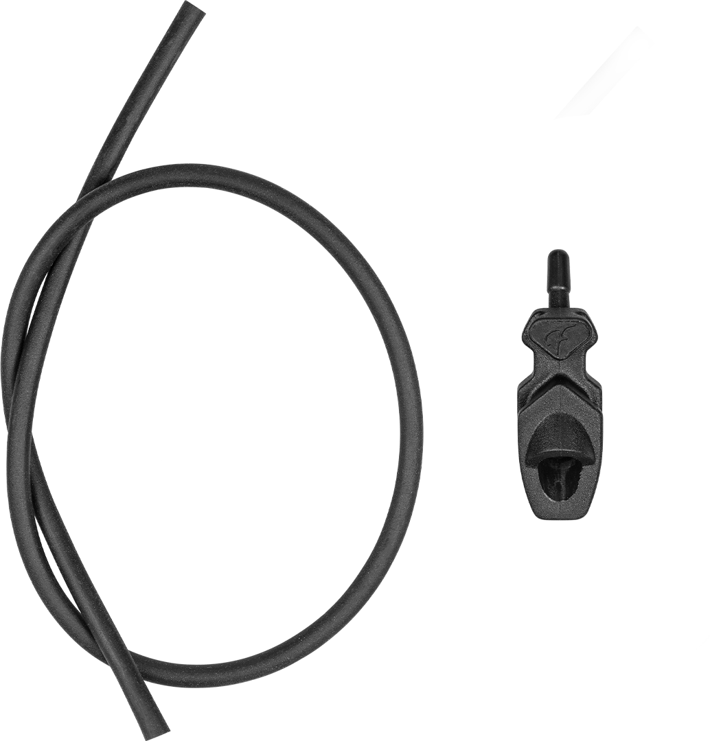 Trophy Ridge No Tie Tube Peep - Black / 1/4